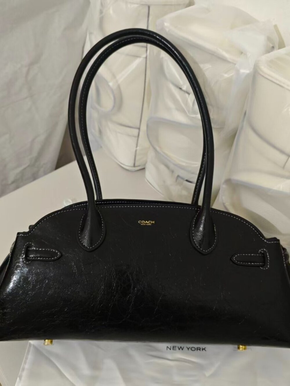 Coach Empire Carryall Shoulder Bag, Brown CAM03 - Picture 6 of 8